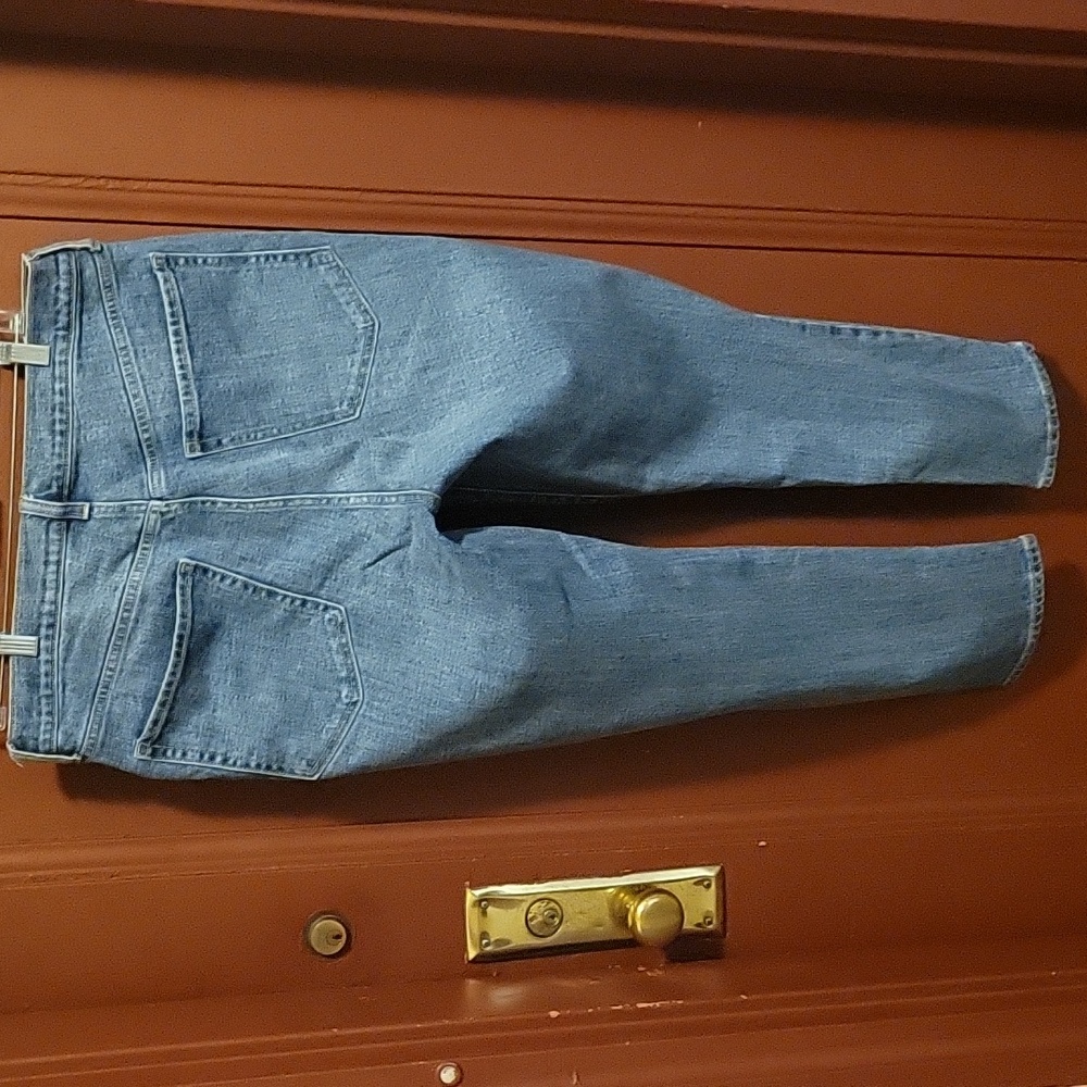 Old Navy San Francisco Women's High Rise O.G. Straight Denim Jeans Size 16 - Picture 6 of 10